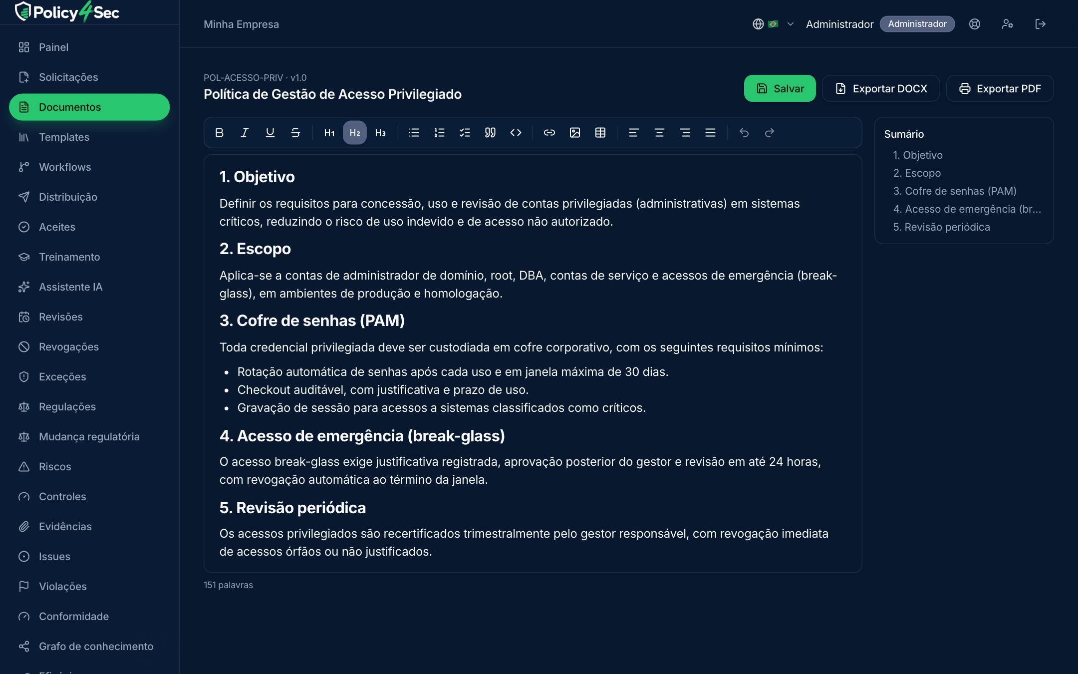 Escreva sem sair da plataforma